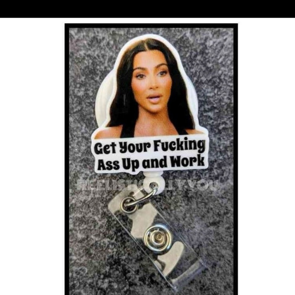 Kim kardashian Motivational Badge Reel